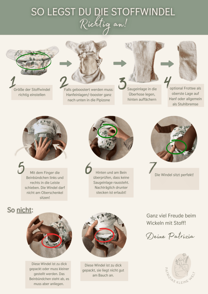 Anleitung für Wickeltisch