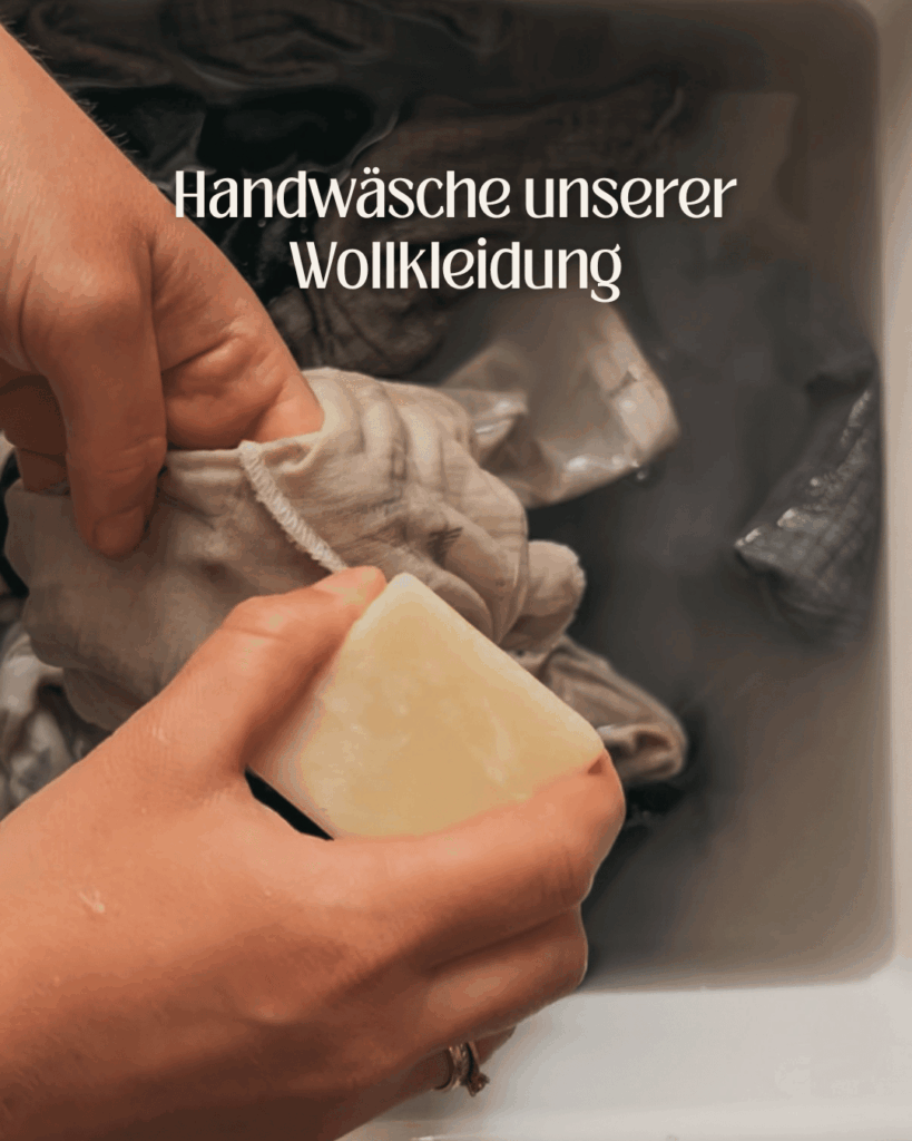 Handwäsche unserer Wollkleidung